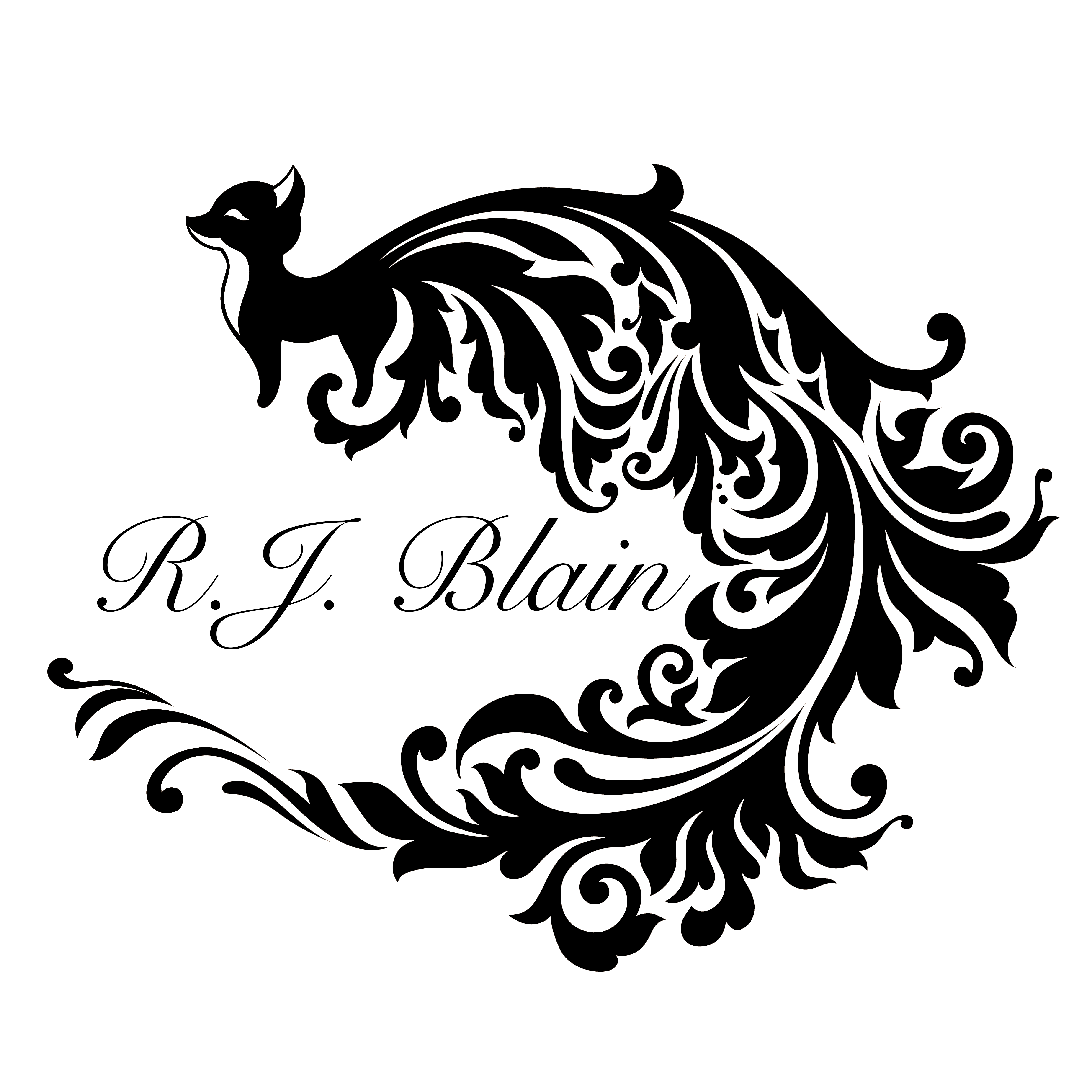 R.J. Blain Author Logo.