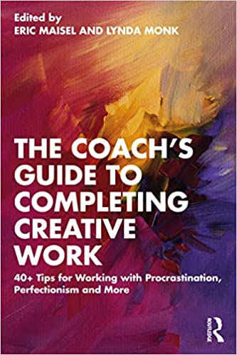 Book cover with title The Coach's Guide to Completing Creative Work
