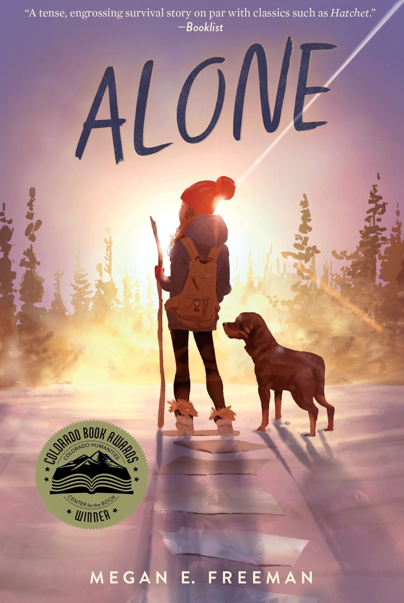 ALONE by Megan E. Freeman - cover art by Pascal Campion