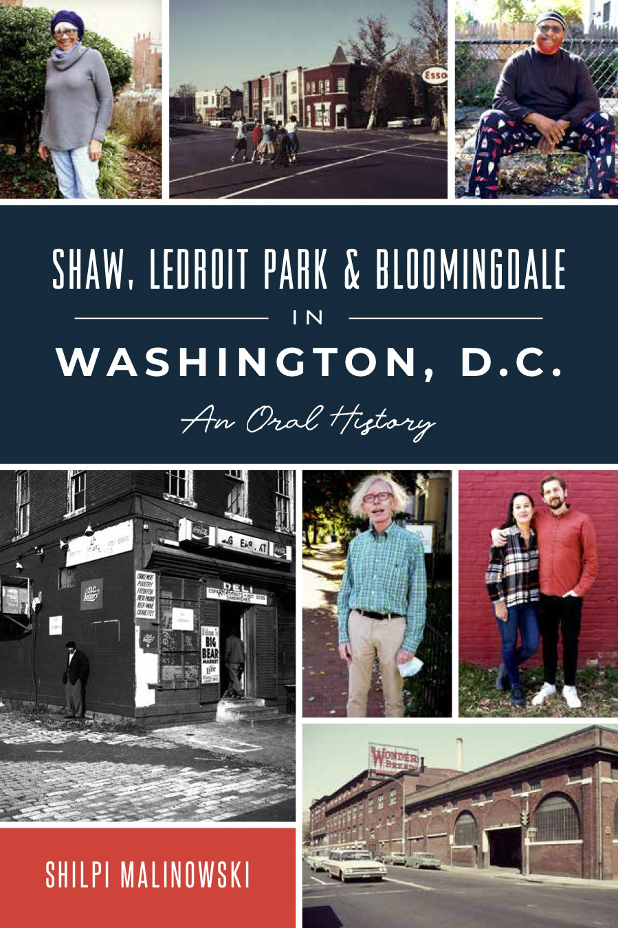 book cover; collage of portraits of residents of Washington, D.C.