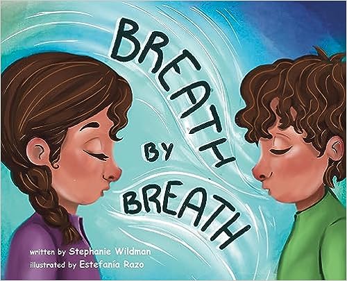Cover shows twins Flor and Roberto facing each other, breathing, while the word Breath comes from their lips