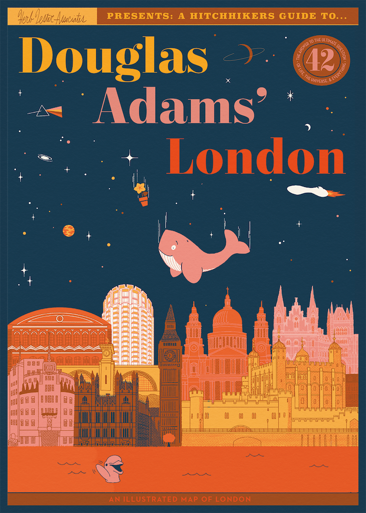 Cover of Douglas Adams' London Map & Guide