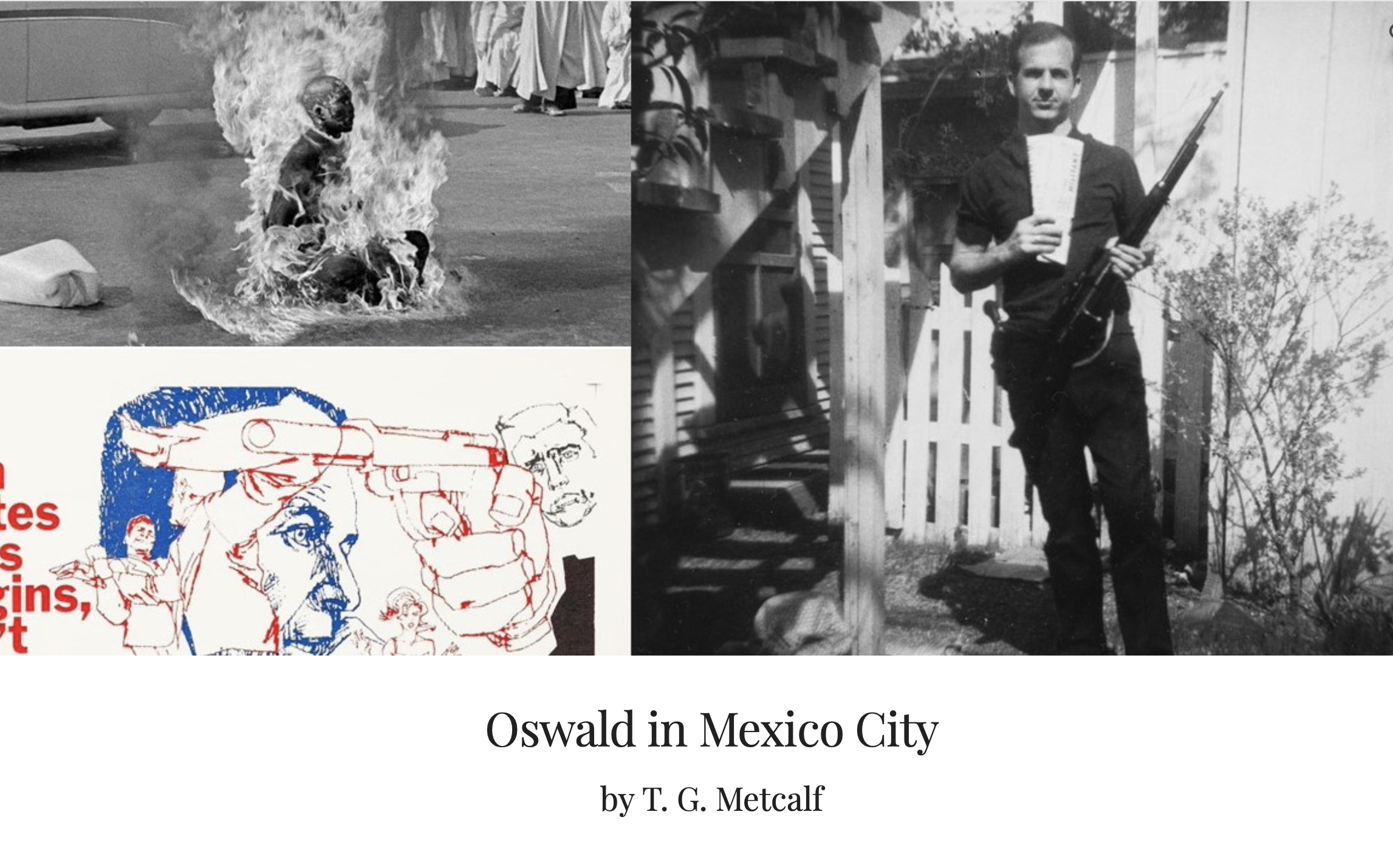 "Oswald in Mexico City," by T. G. Metcalf