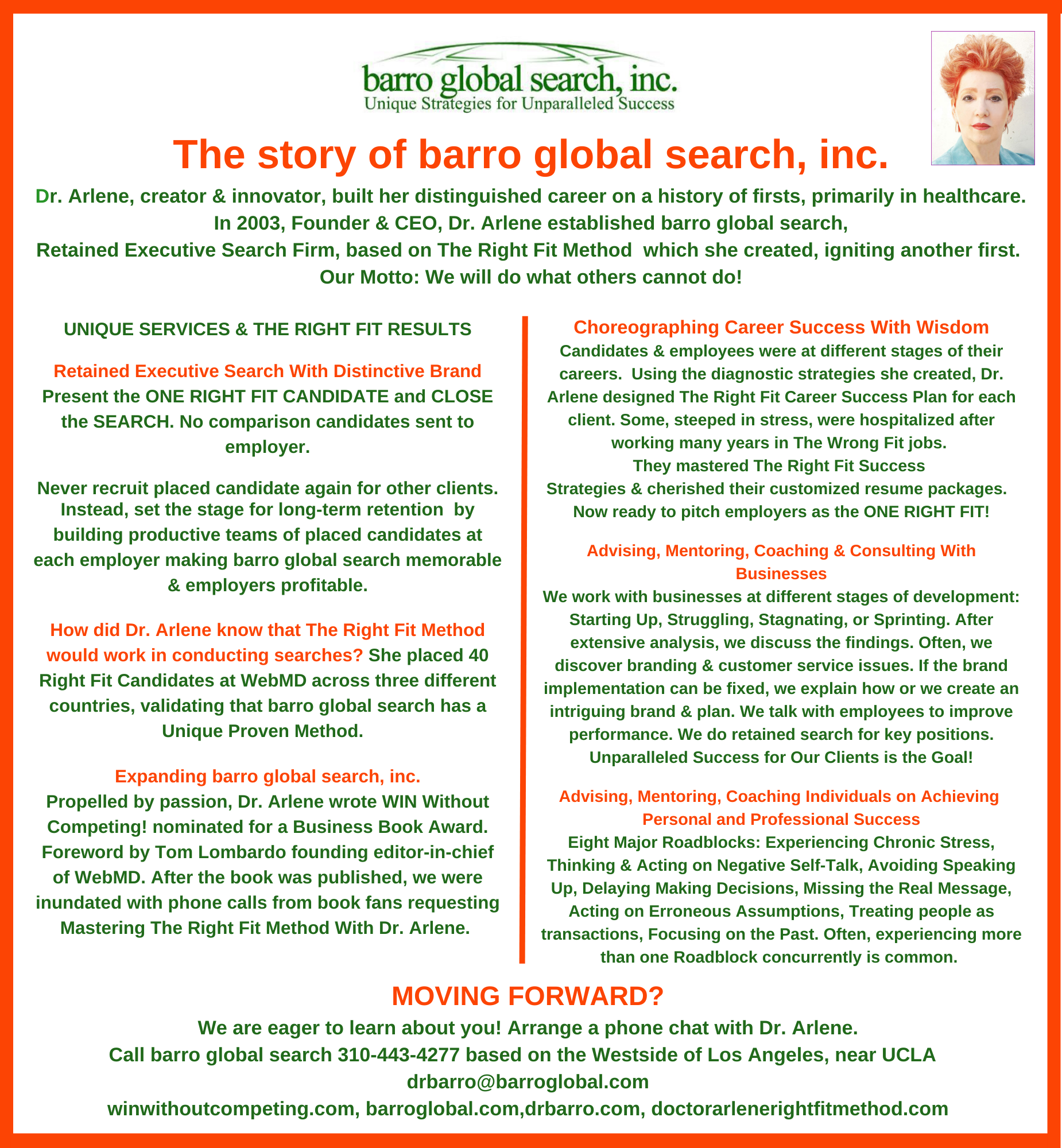 the story of barro global search, inc.