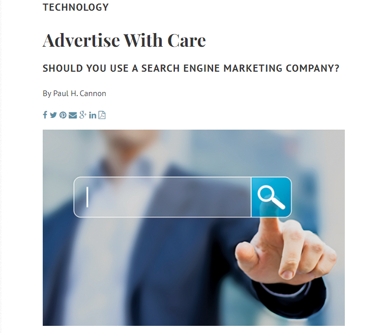 Advertise with Care